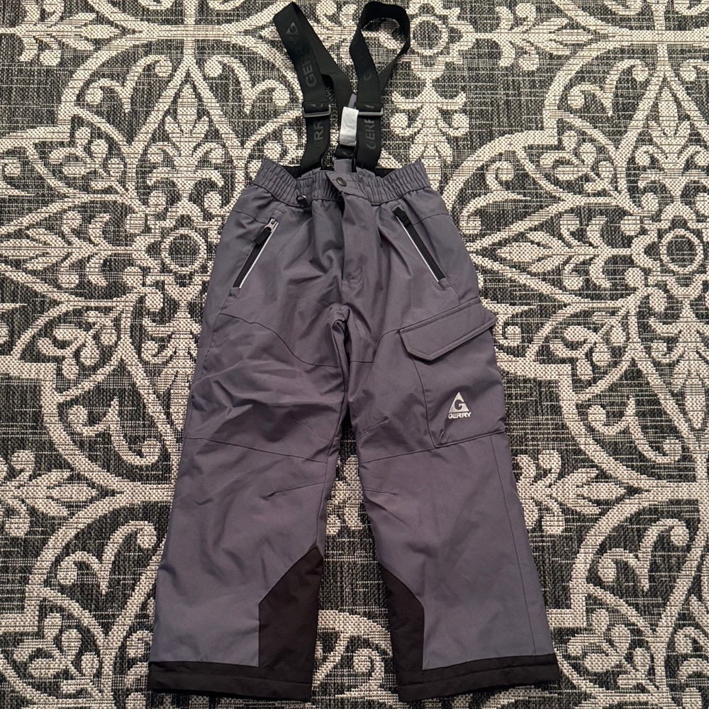Gerry Kids Snowpants in Gray and Black